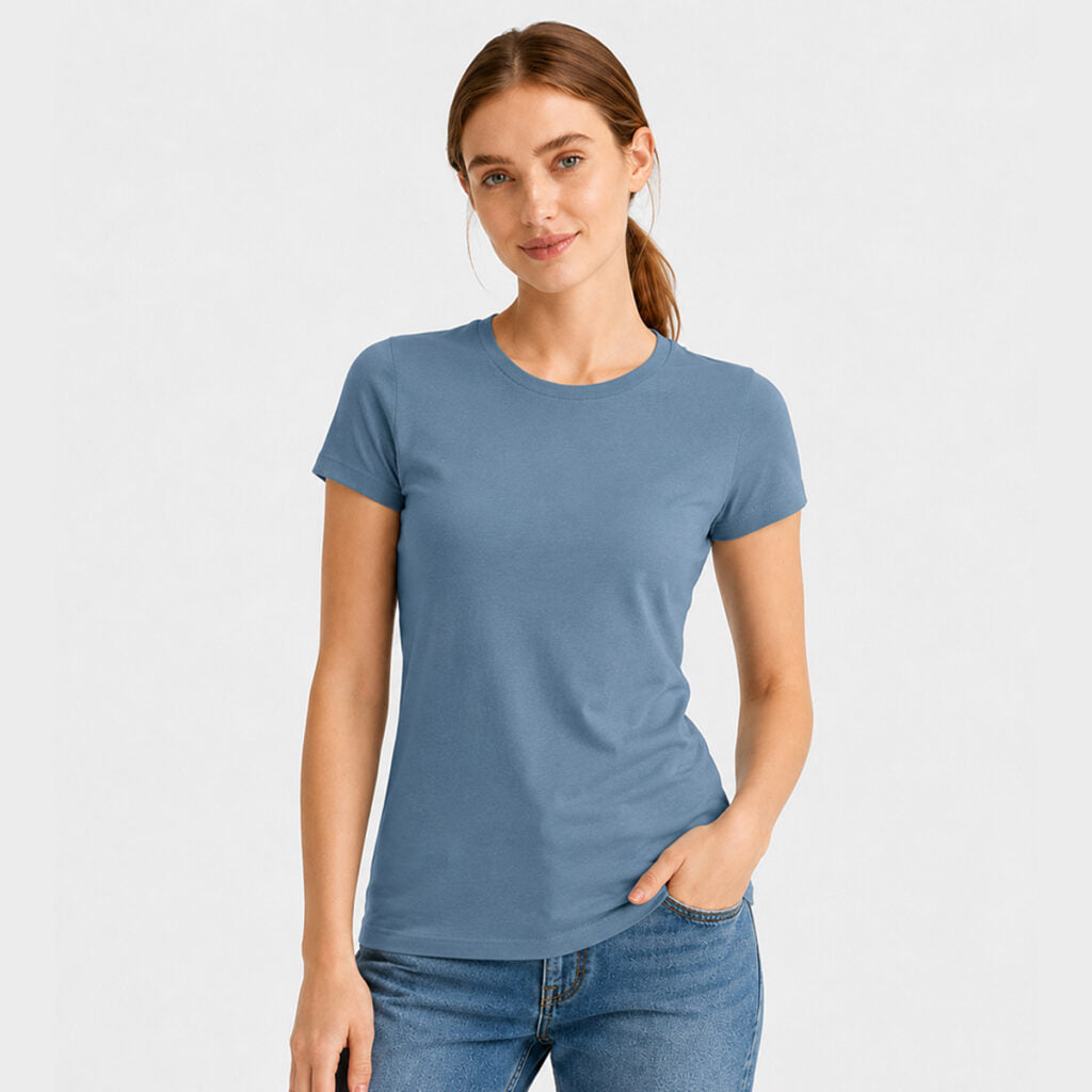 B&C Exact 190 Women's – T-shirt with your logo – zdjęcie katalogowe