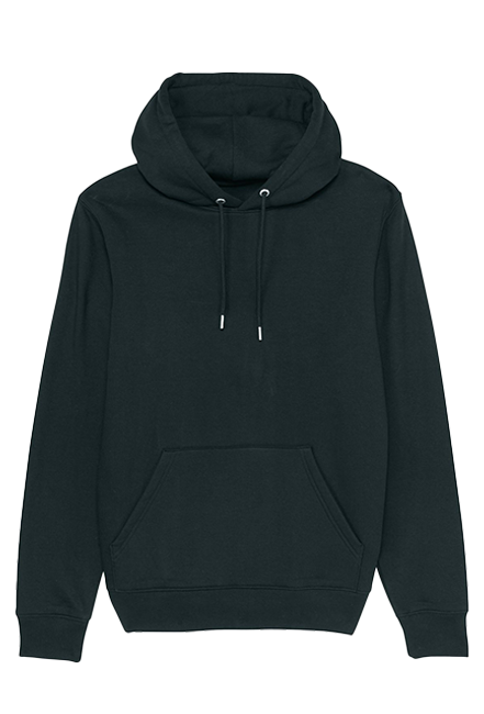 Stanley/Stella Cruiser – organic hoodie with your logo – Black – przód