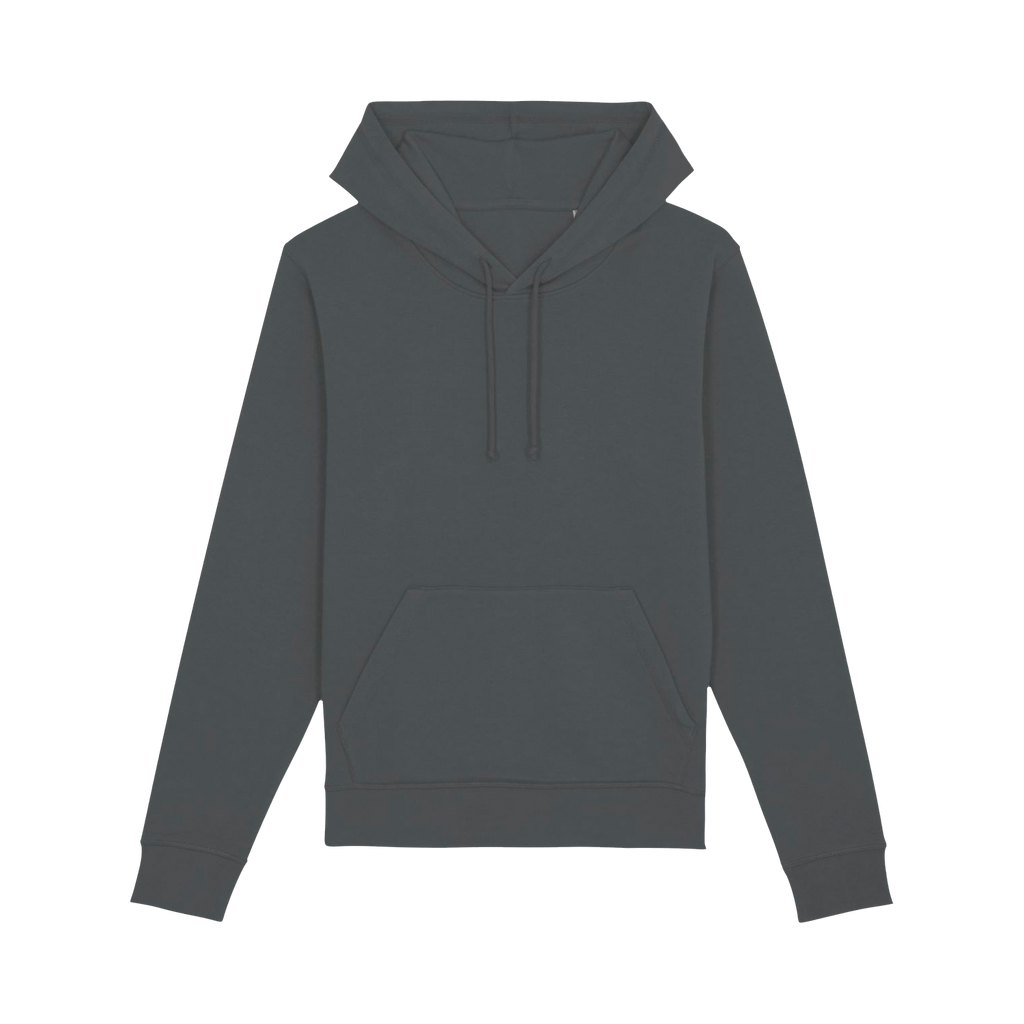 Stanley/Stella Drummer – organic hoodie with your logo – Anthracite – przód