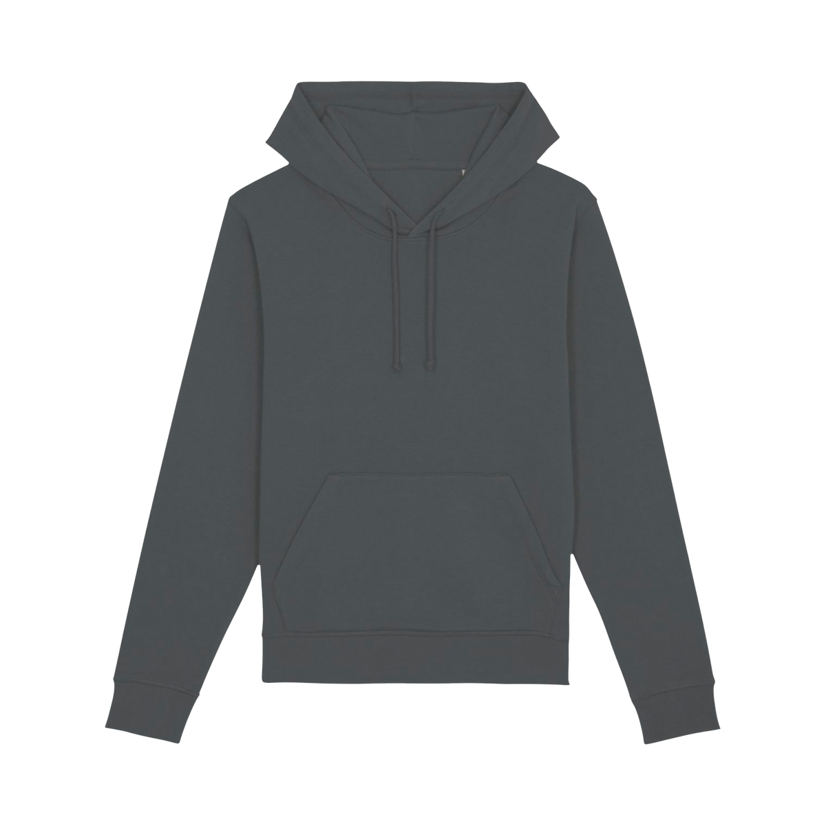 Stanley/Stella Drummer – organic hoodie with your logo – Anthracite – przód