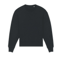 Stanley/Stella Radder – organic crewneck sweatshirt with your logo – Black – przód