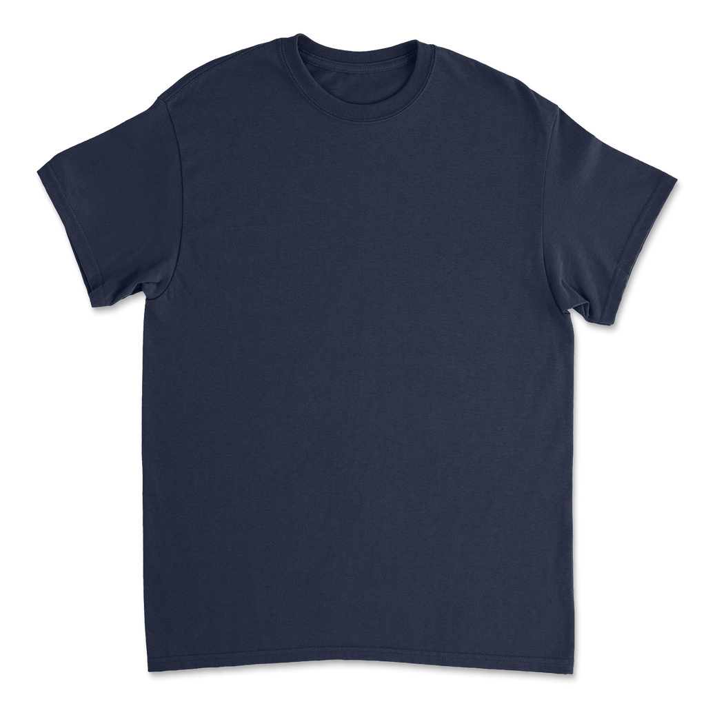 Gildan 5000 Heavy Cotton – T-shirt with your logo – Navy – przód