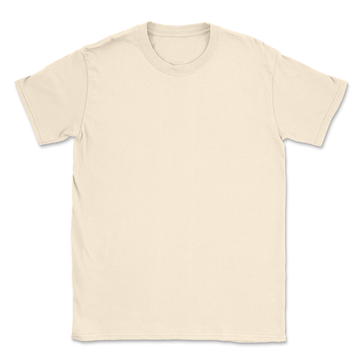 Gildan 64000 Softstyle – T-shirt with your logo – Sand – przód
