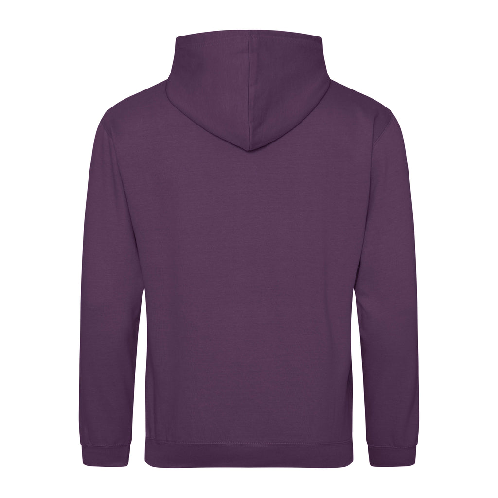 AWDis JH001 College Hoodie – hoodie with your logo – Plum – tył