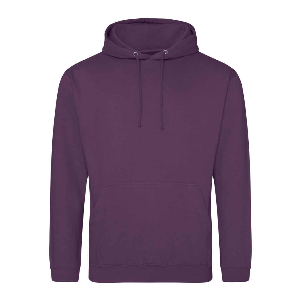AWDis JH001 College Hoodie – hoodie with your logo – Plum – przód