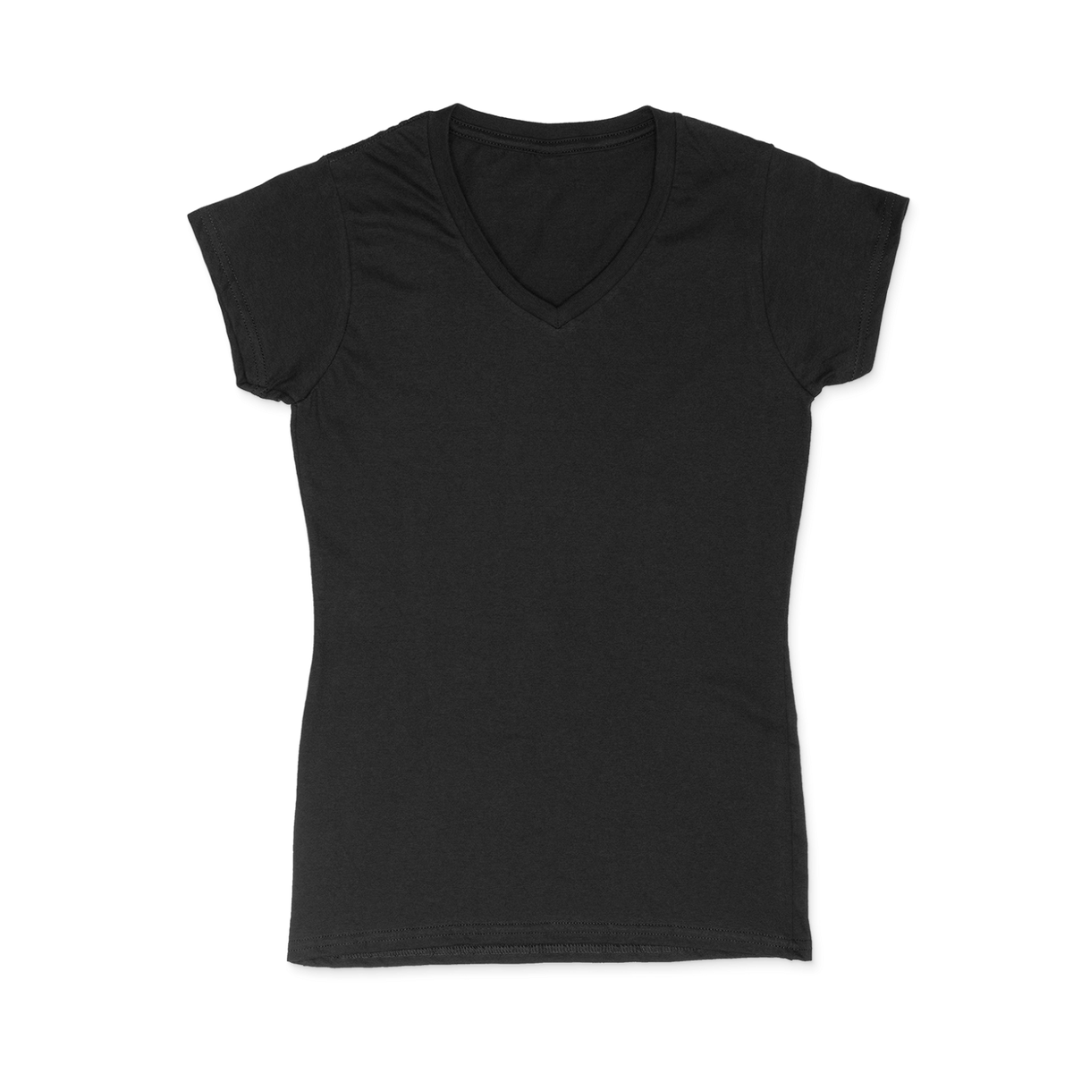 Gildan 64V00L Women's Softstyle V-neck – T-shirt with your logo – Black – przód