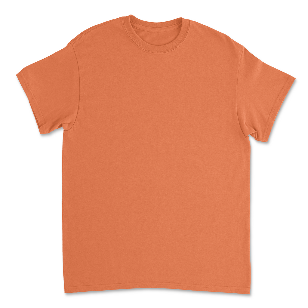 Gildan 5000 Heavy Cotton – T-shirt with your logo – Orange – przód