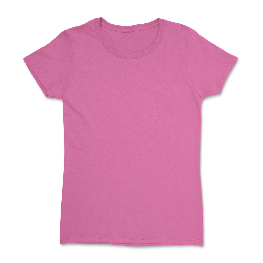 Gildan 5000L Women's Heavy Cotton – T-shirt with your logo – Azalea – przód