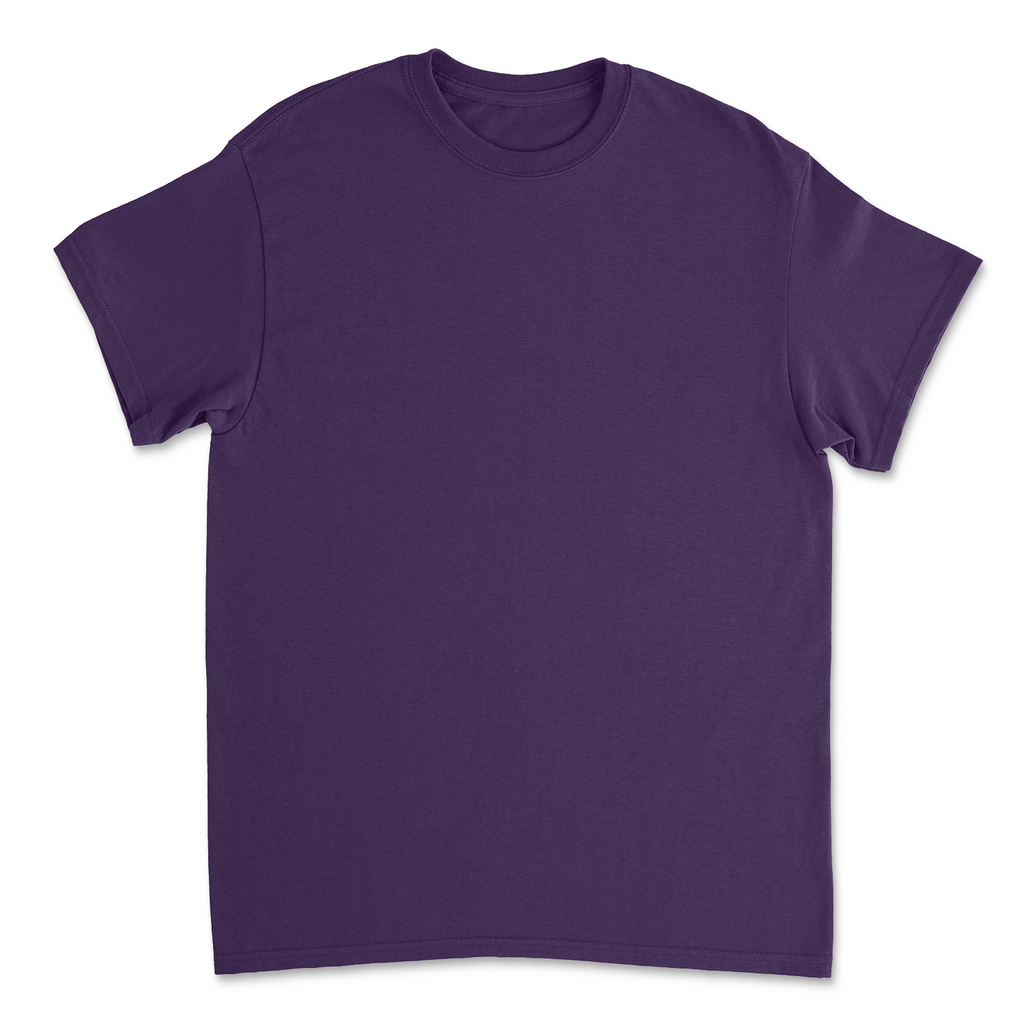 Gildan 5000 Heavy Cotton – T-shirt with your logo – Purple – przód