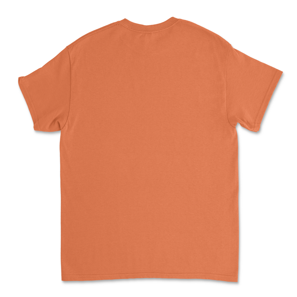 Gildan 5000 Heavy Cotton – T-shirt with your logo – Orange – tył