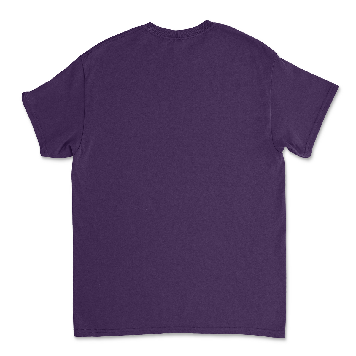 Gildan 5000 Heavy Cotton – T-shirt with your logo – Purple – tył